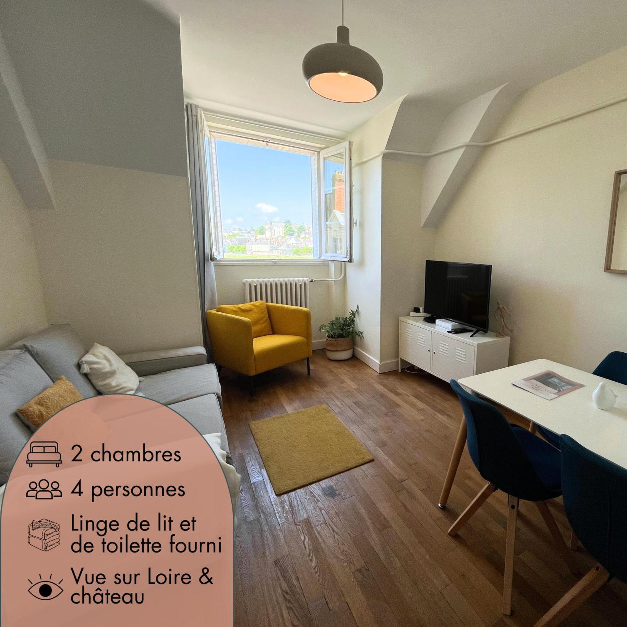 Le Wilson - Vue Imprenable Sur La Loire Et Le Chateau De Blois Esterno foto